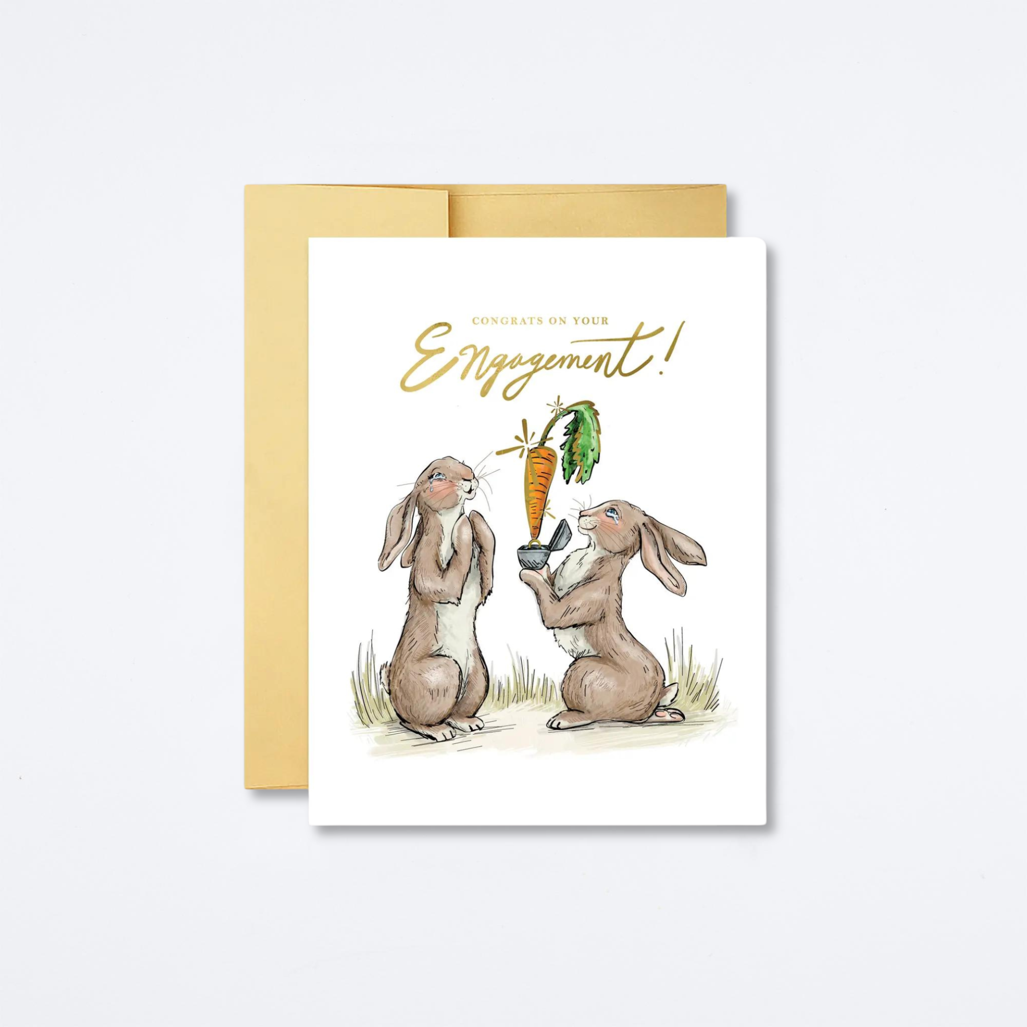 Engagement Bunnies Card