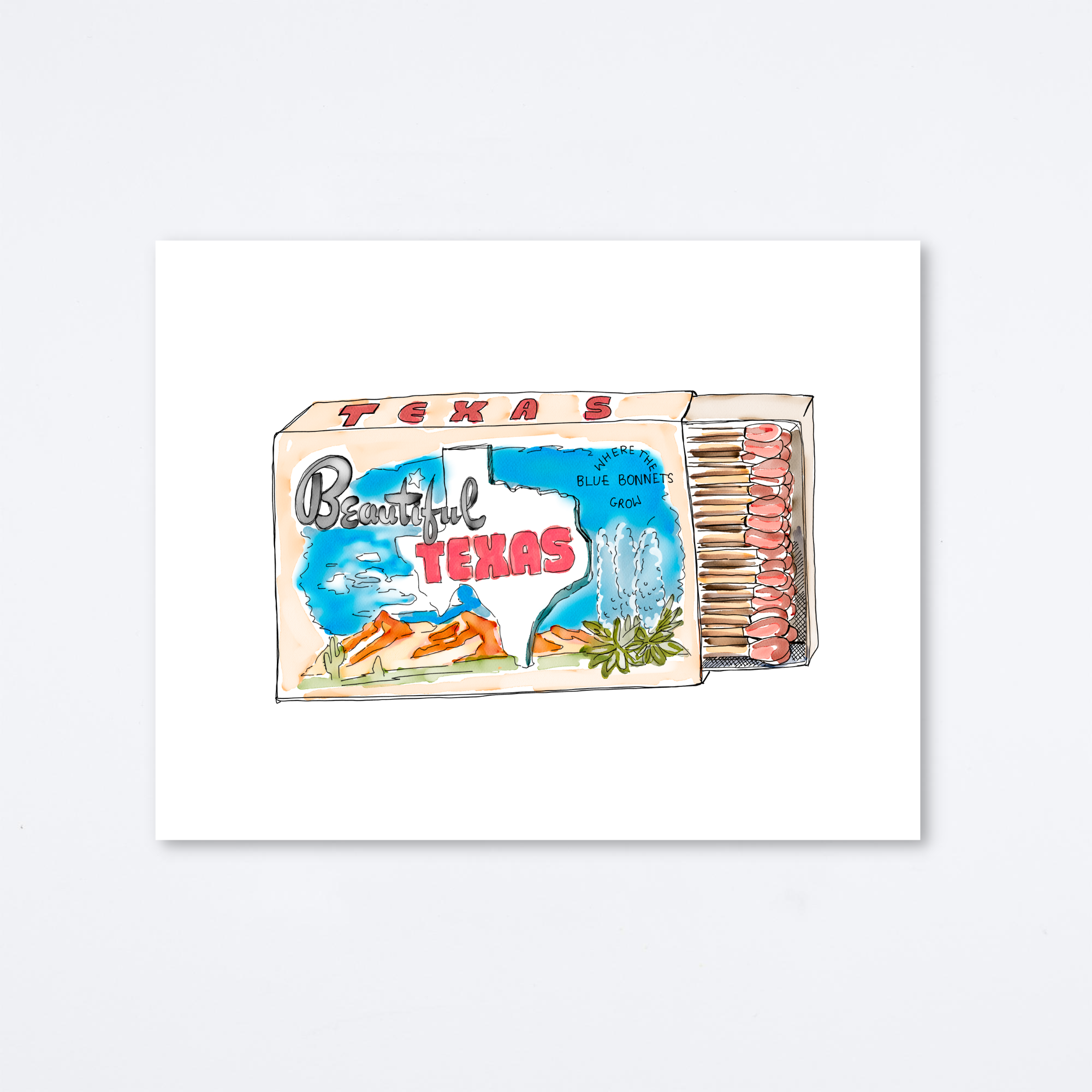 Beautiful Texas Art Print