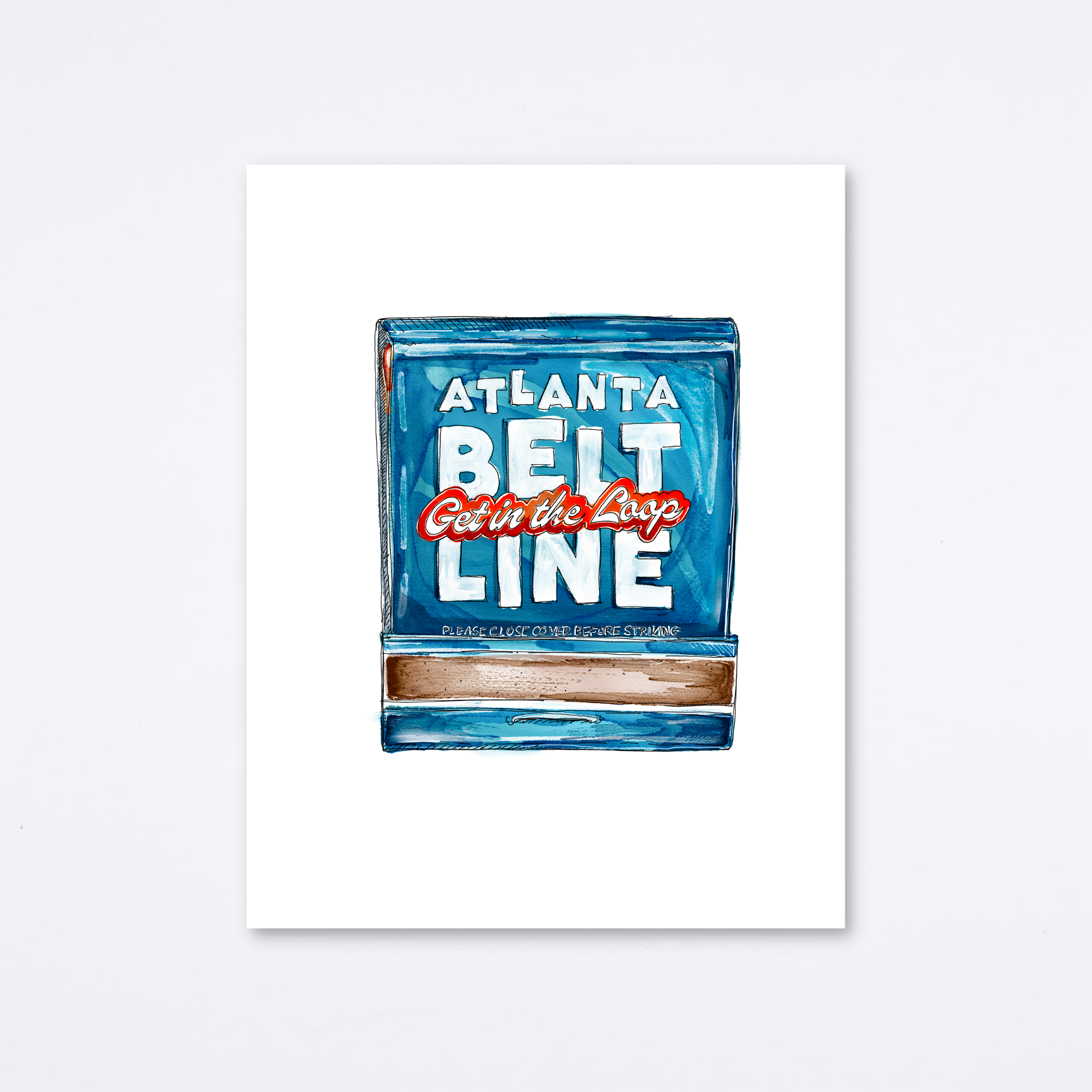 Atlanta Beltline Art Print