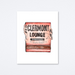 Clermont Lounge Art Print