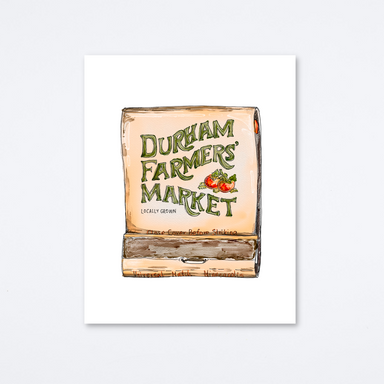 Durham Farmers Market Art Print