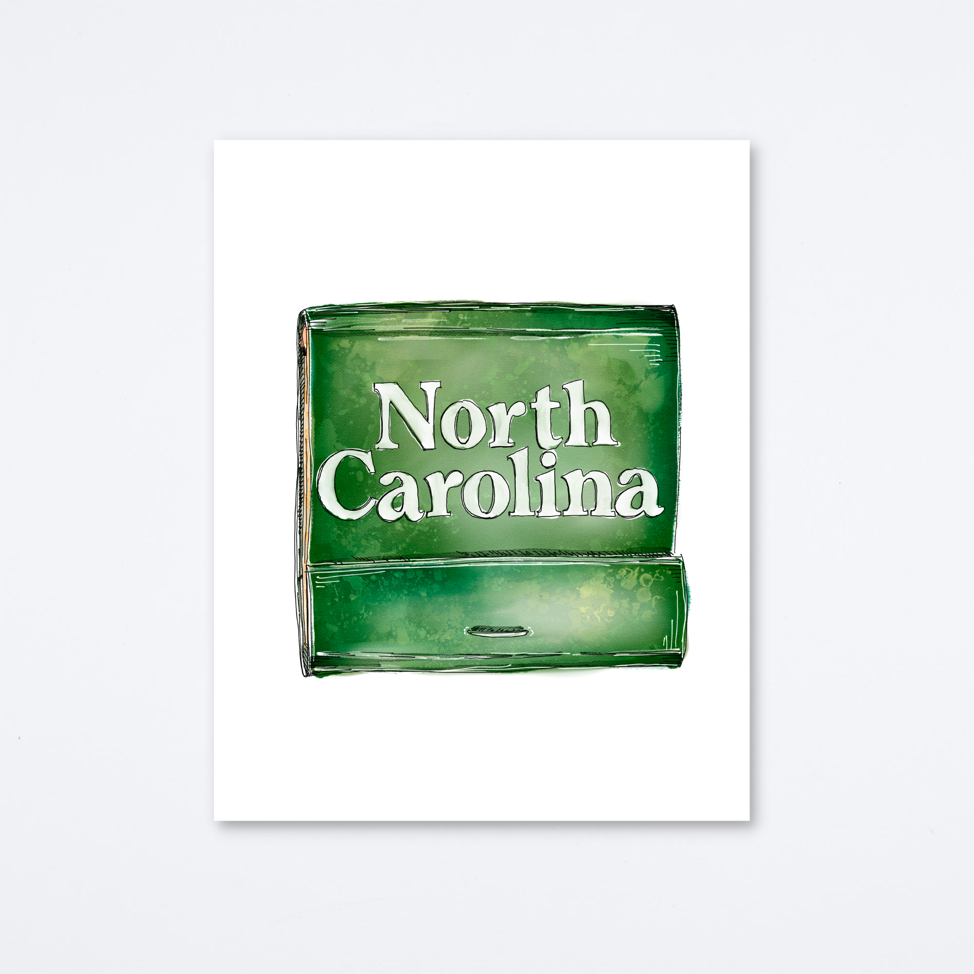 North Carolina Art Print