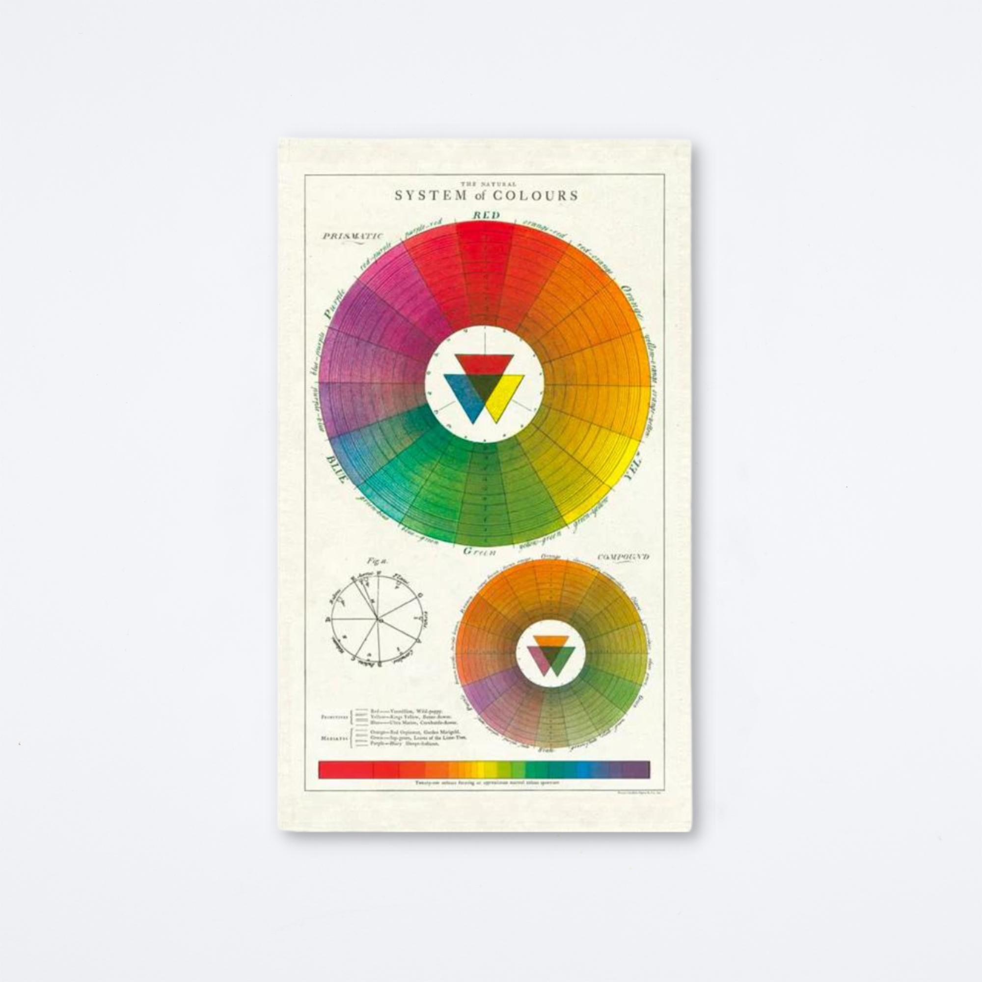 Color Wheel Tea Towel