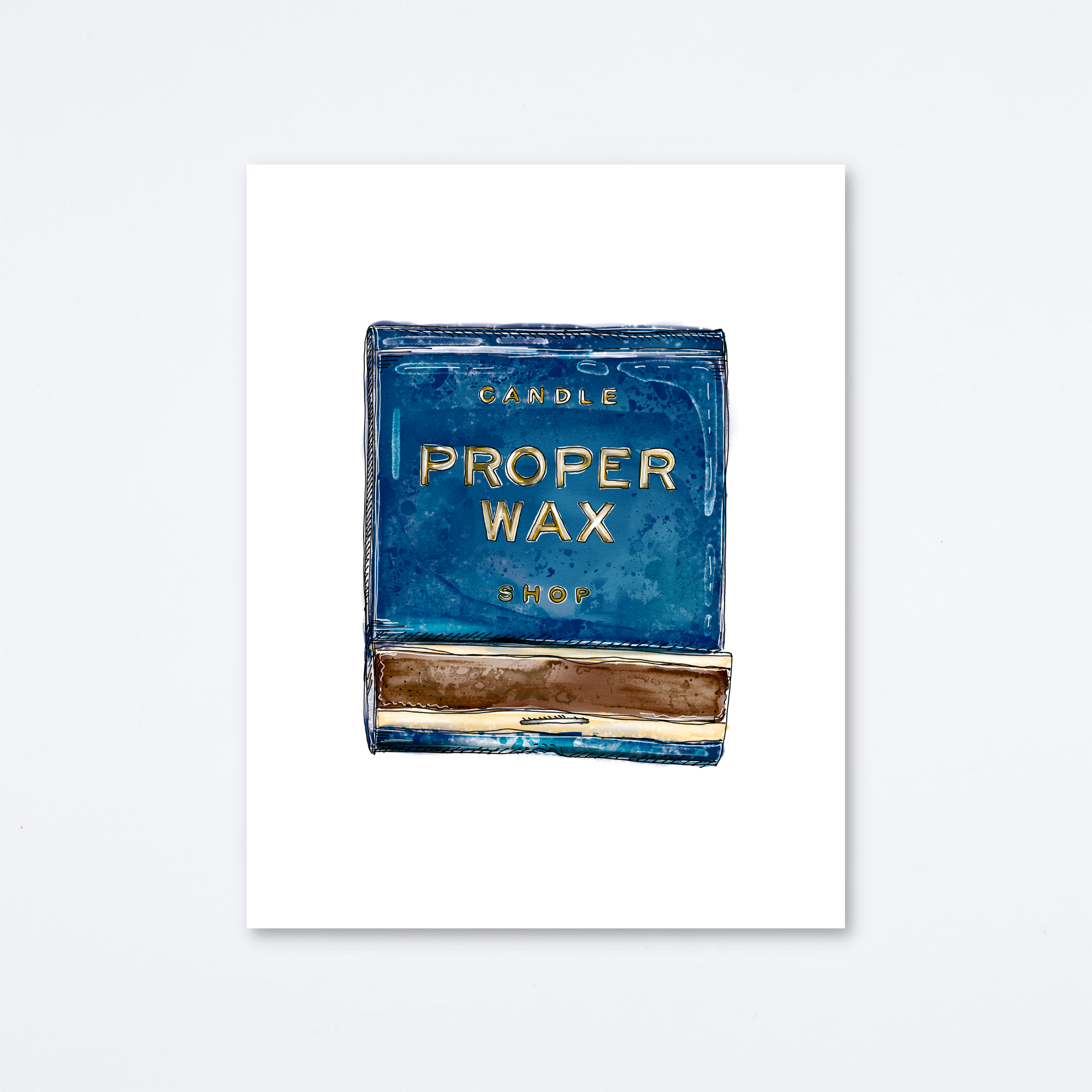 Proper Wax Art Print