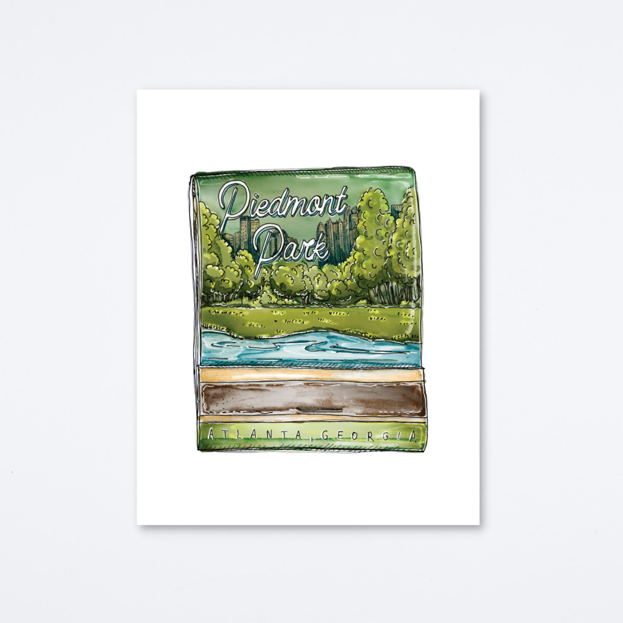 Piedmont Park Art Print