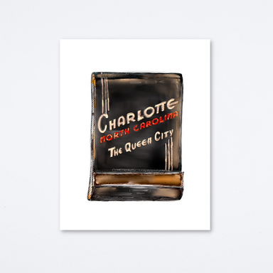 Charlotte Queen City Art Print