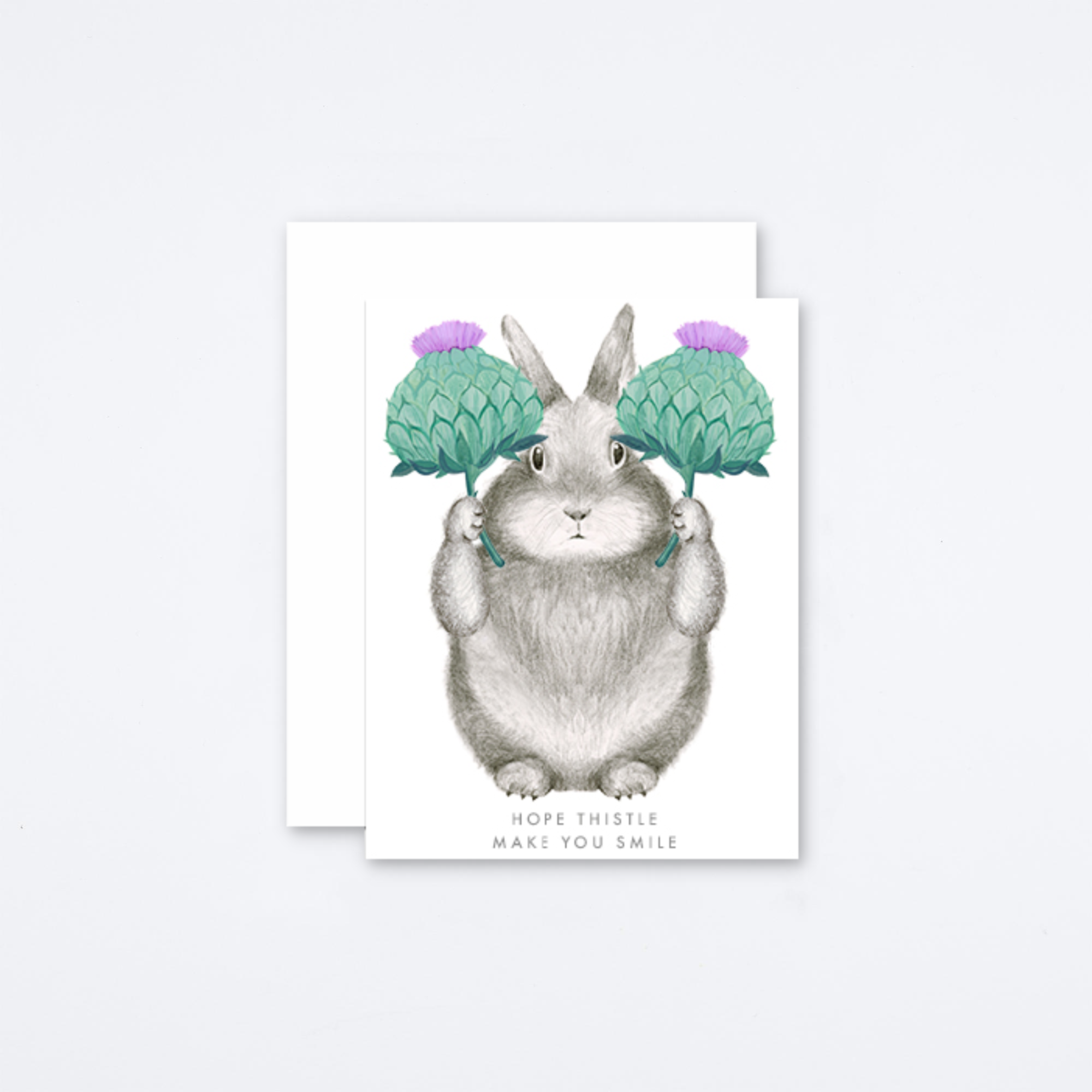 Hope Thistle Make You Smile Card