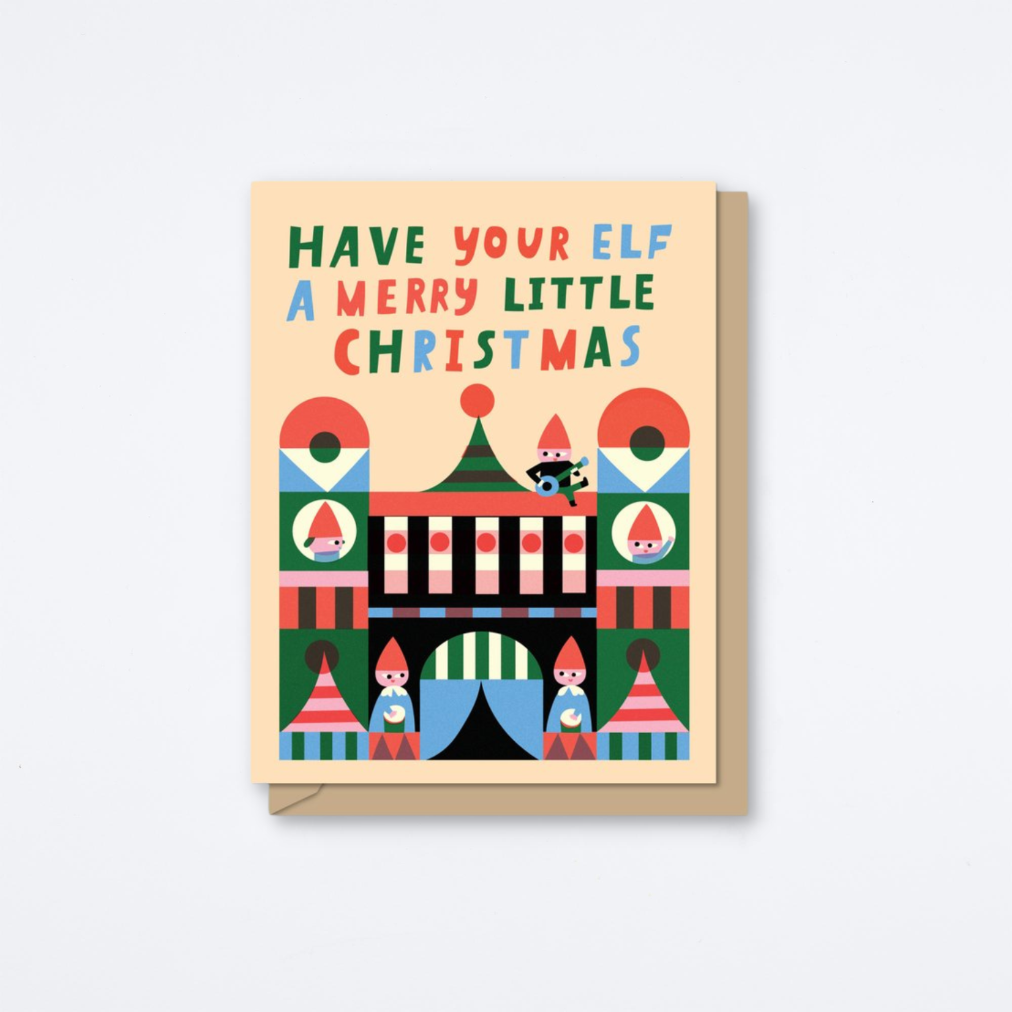 Merry Christmas Elves Card