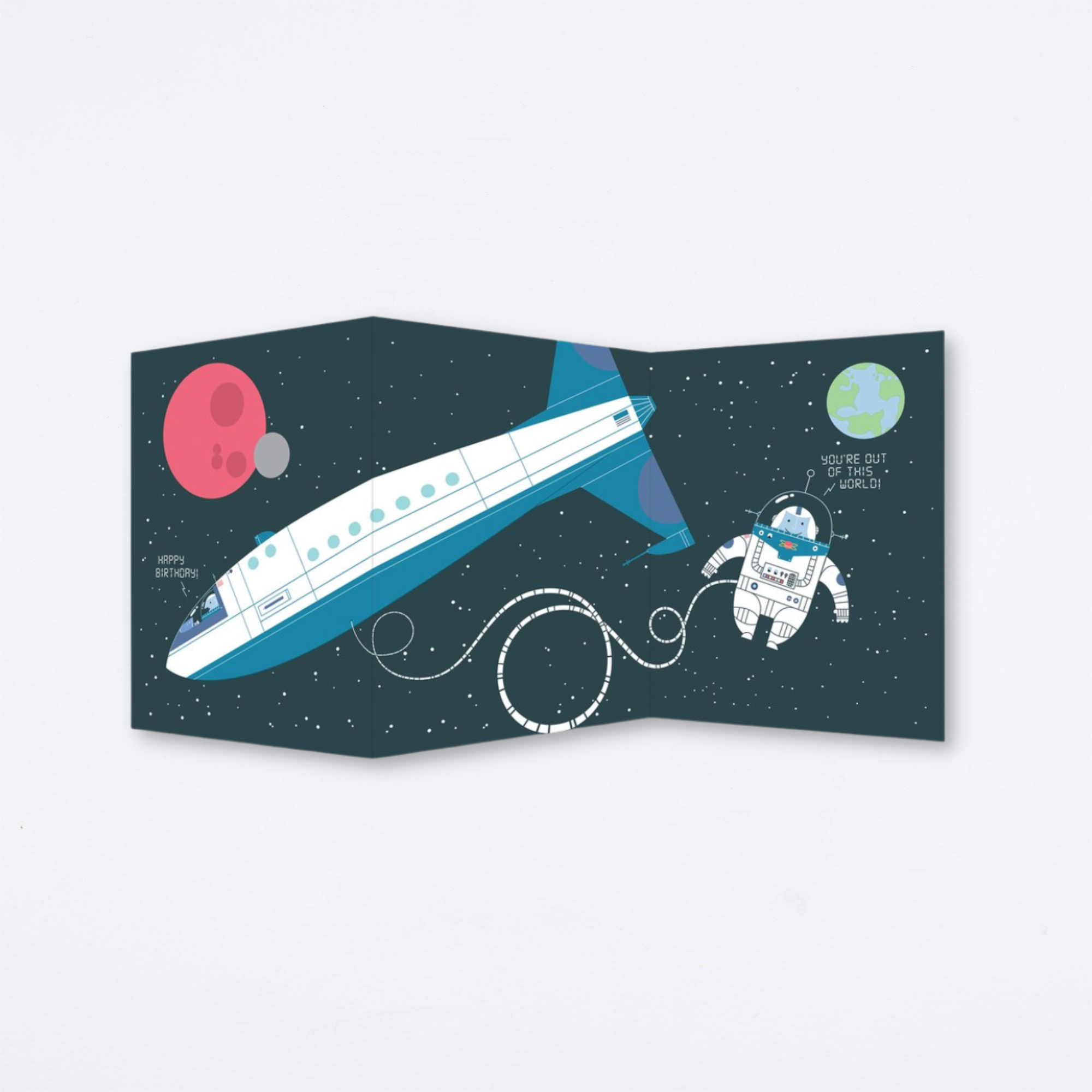 Out of This World Birthday Card