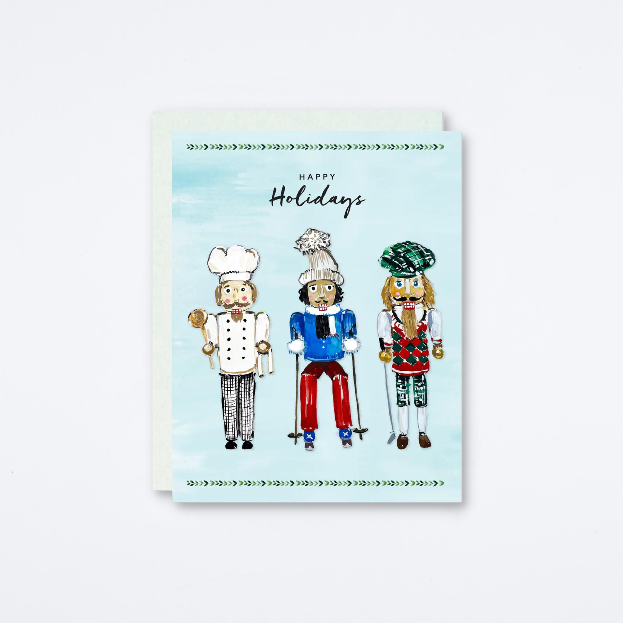 Nutcrackers Happy Holidays Card