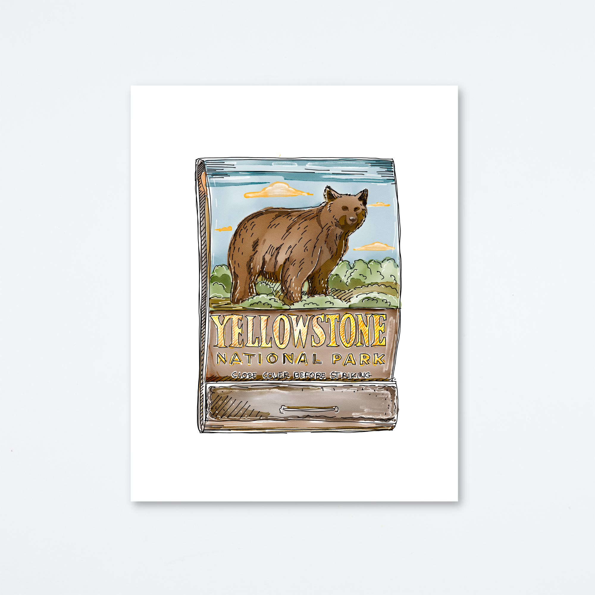 Yellowstone Art Print