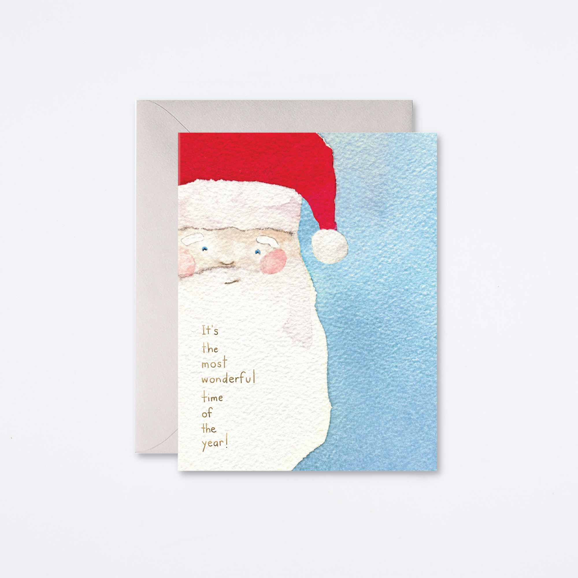 Vintage Santa Greeting Card