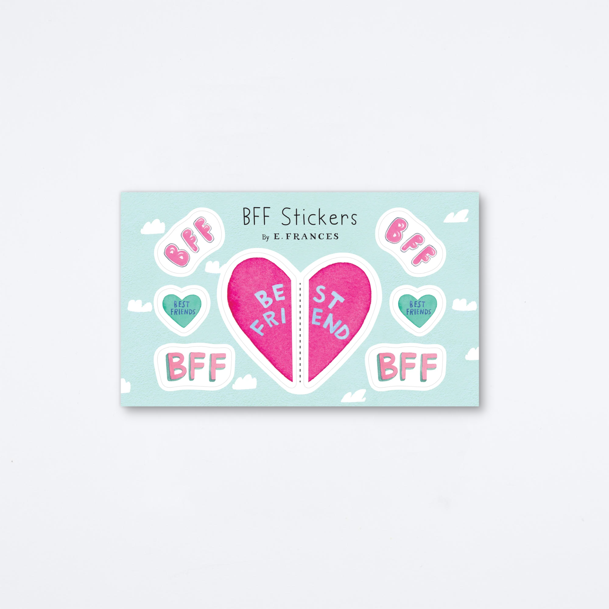 BFF Heart Sticker