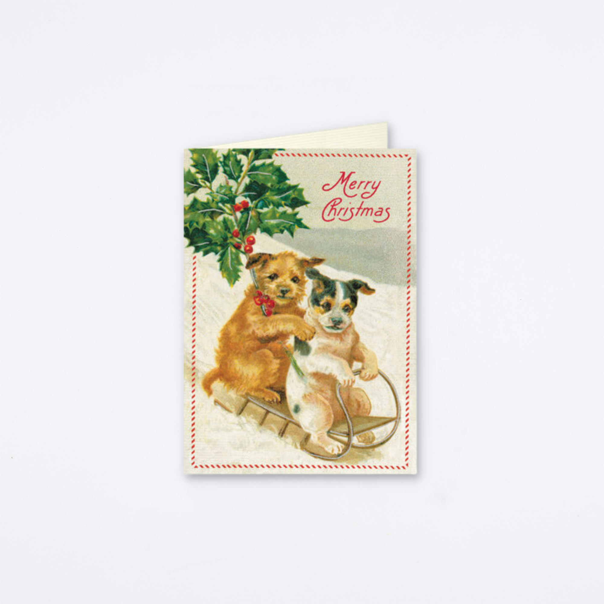 Christmas Dogs Greeting Card