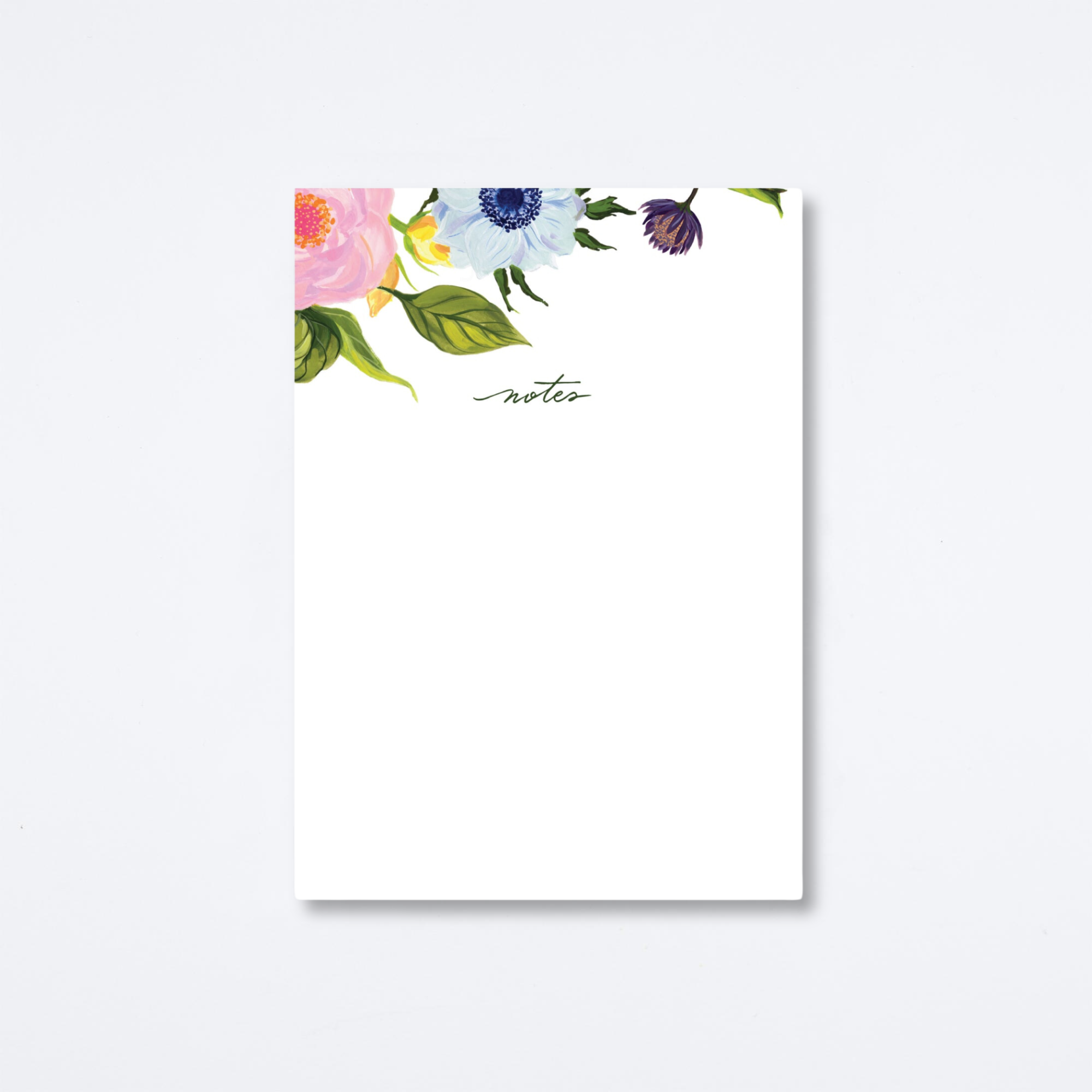 Garden Floral Chubby Notepad