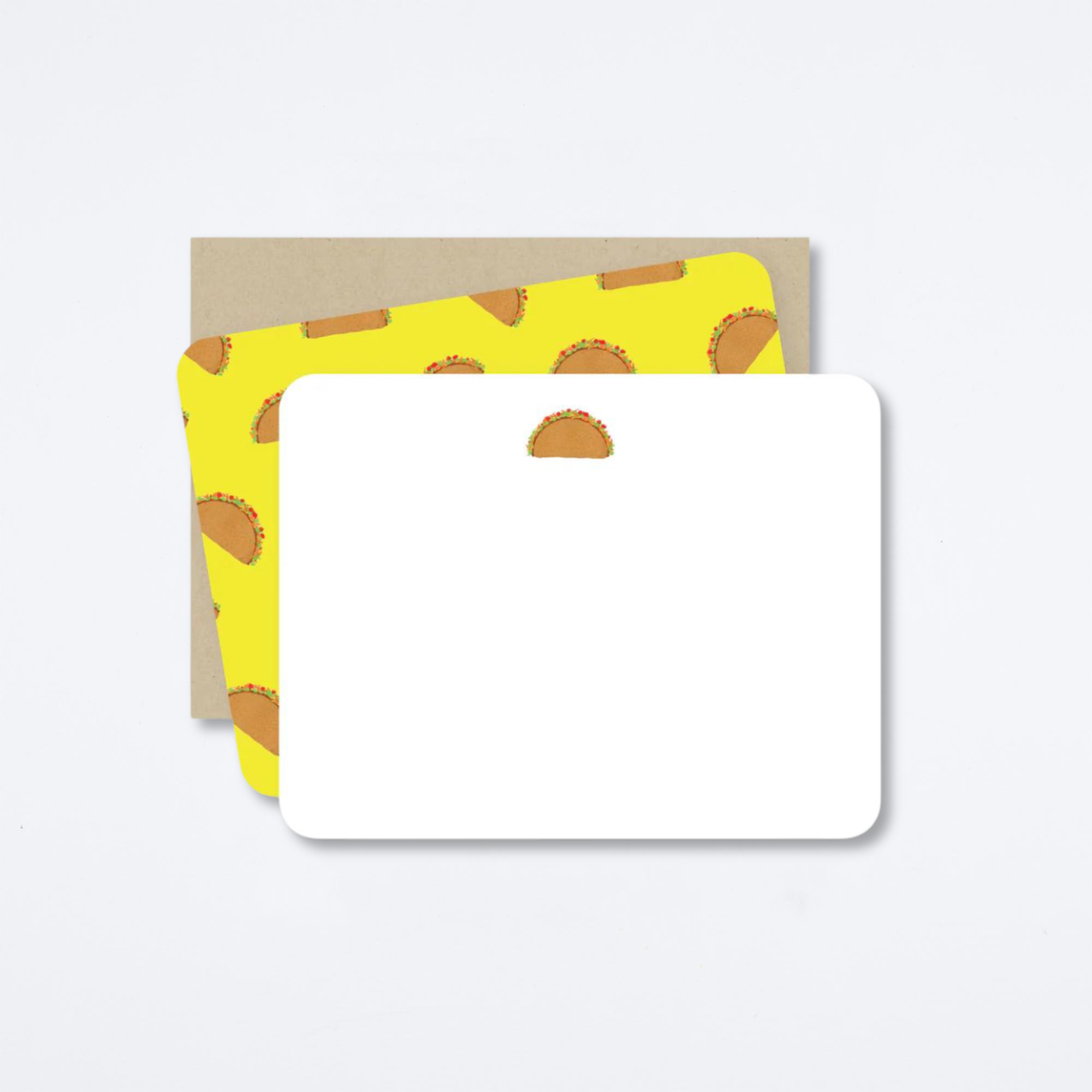 Tacos Flat Notecard Set