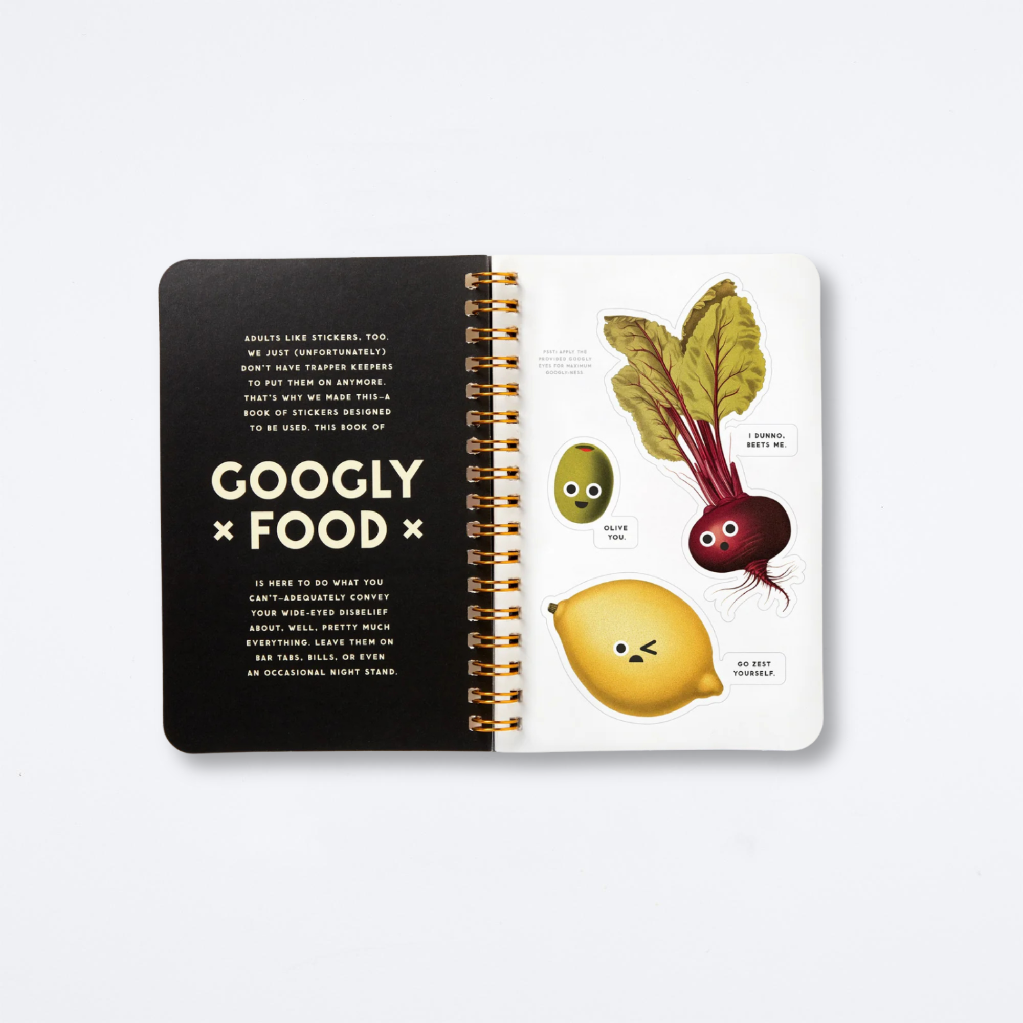 Googly Food Sticker Book