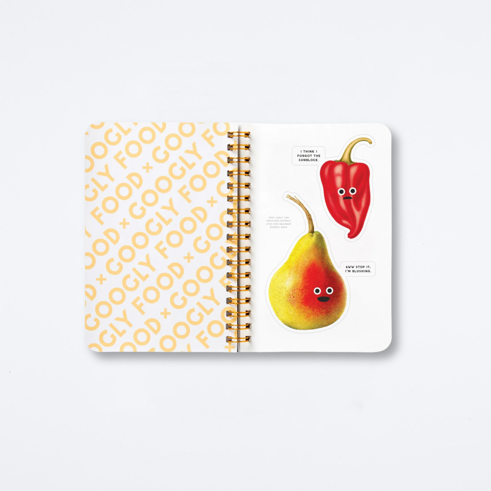 Googly Food Sticker Book