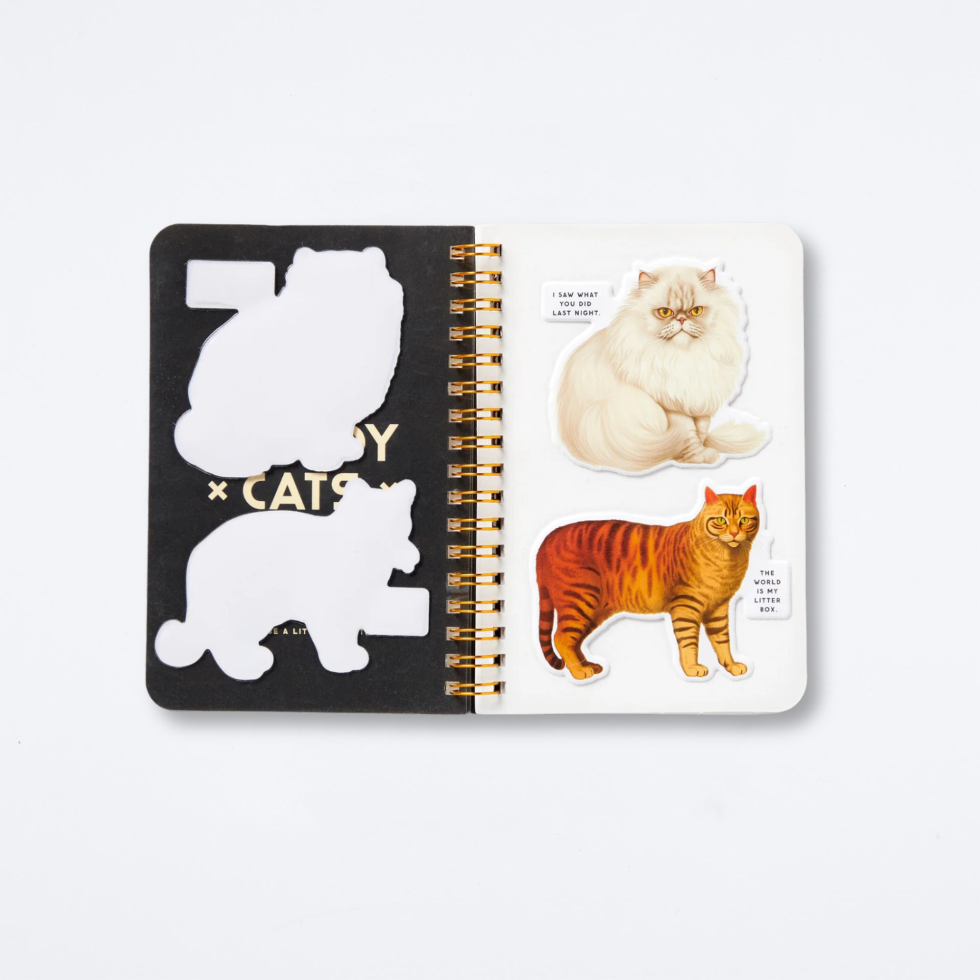 Moody Cats Sticker Book
