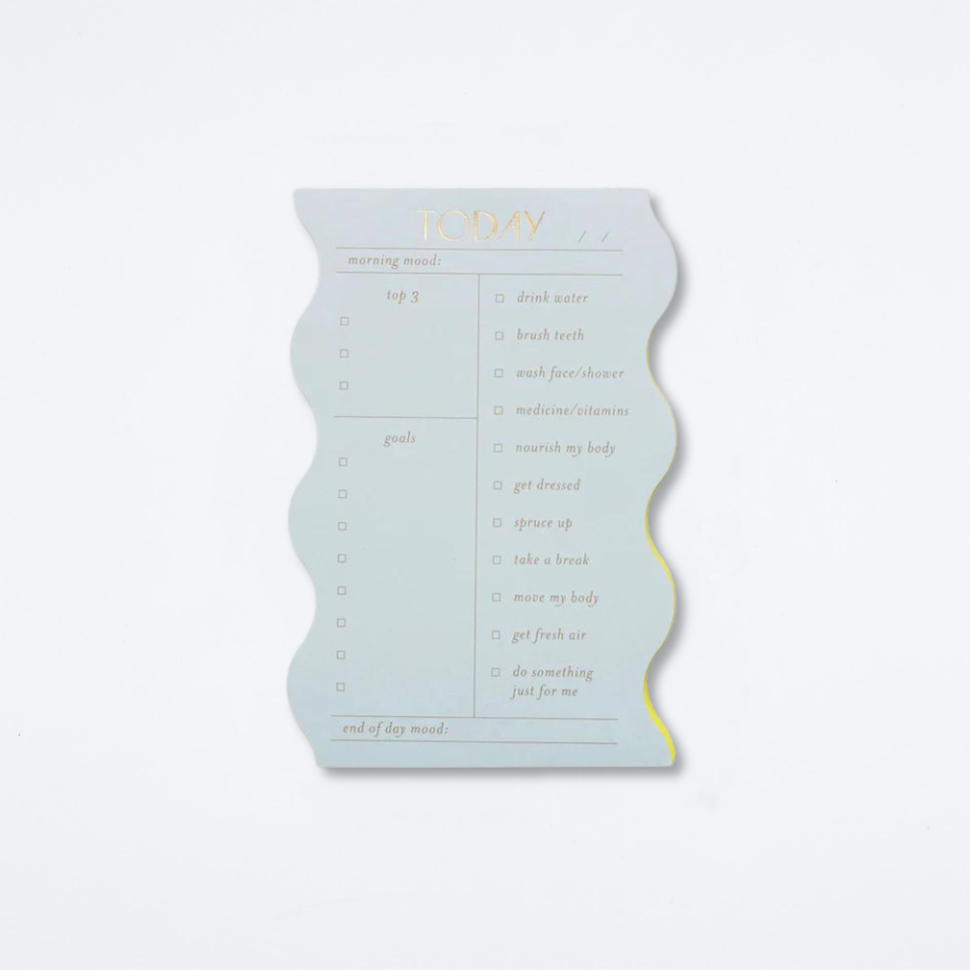 Wavy Daily Notepad