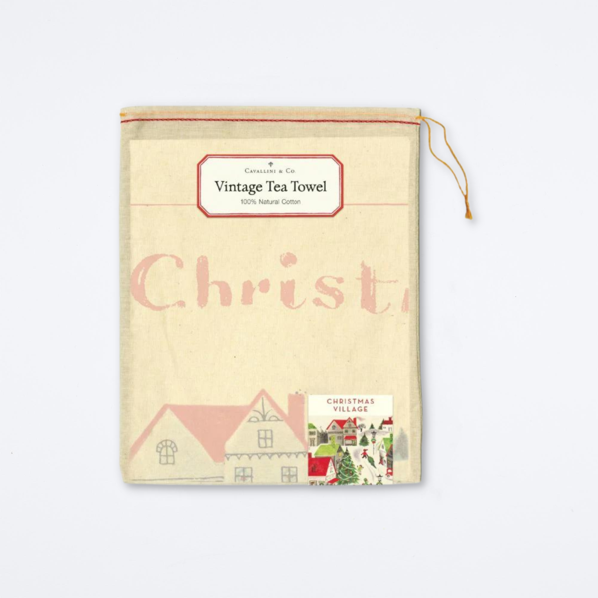 Christmas Village Tea Towel