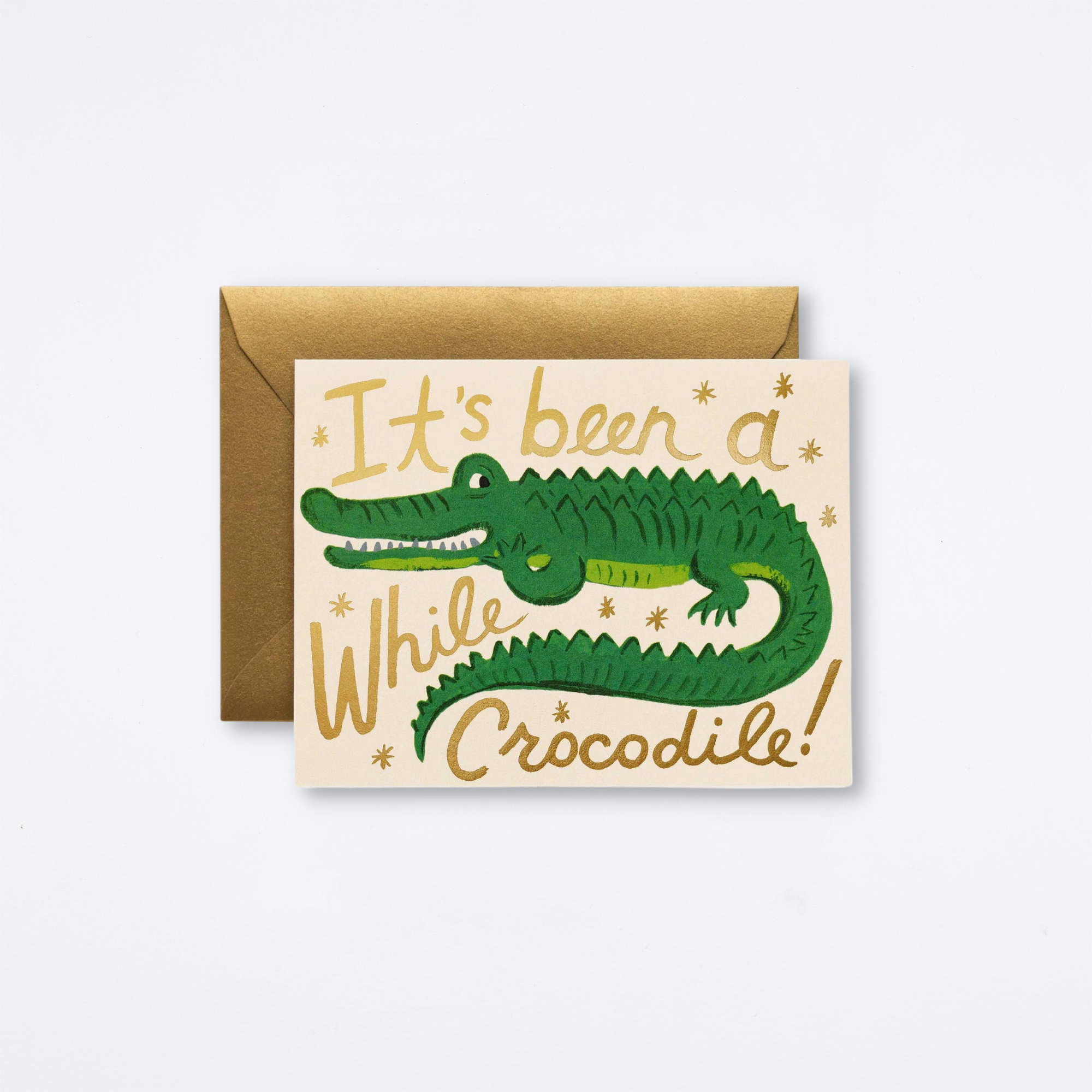 Been A While Crocodile Card