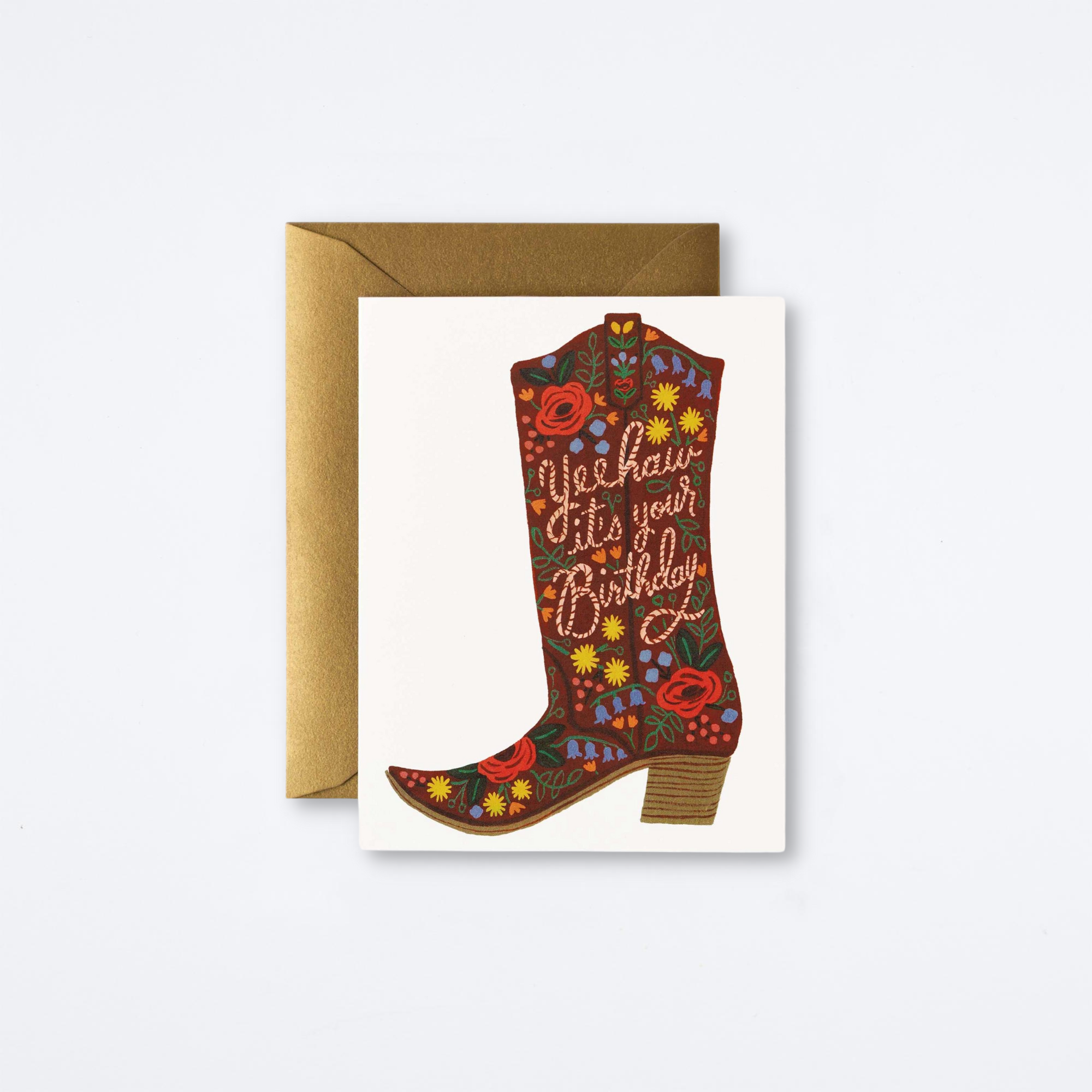 Birthday Boot Card