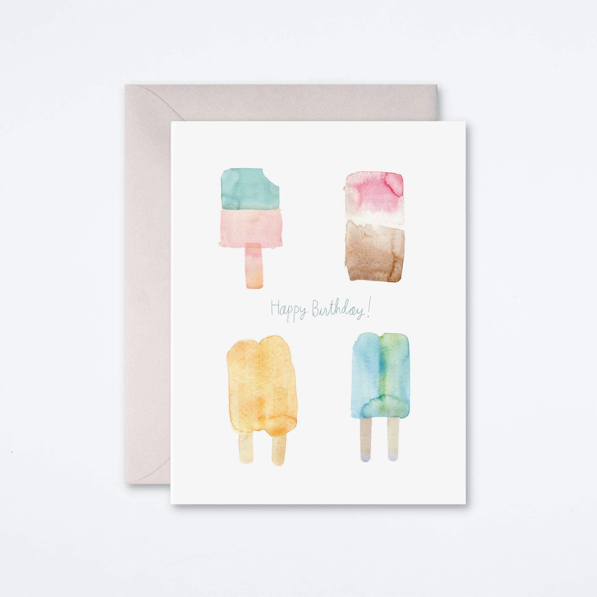 Popsicles Birthday Card