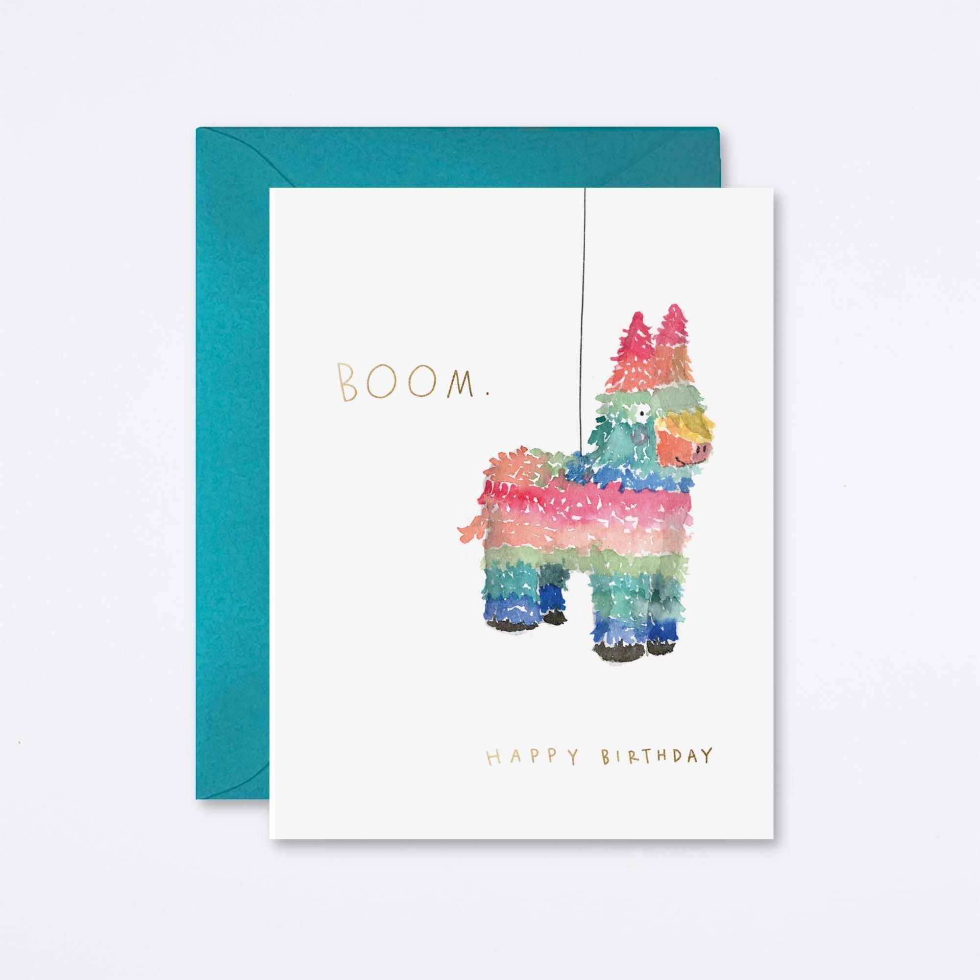 Piñata Birthday Card