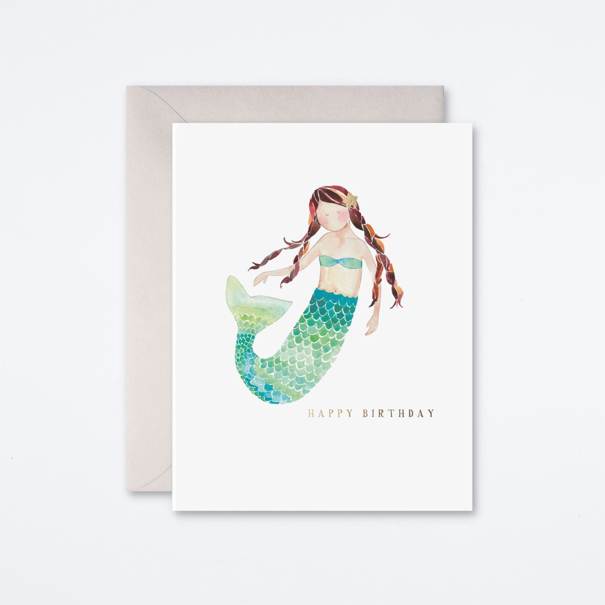 Mermaid Birthday Card