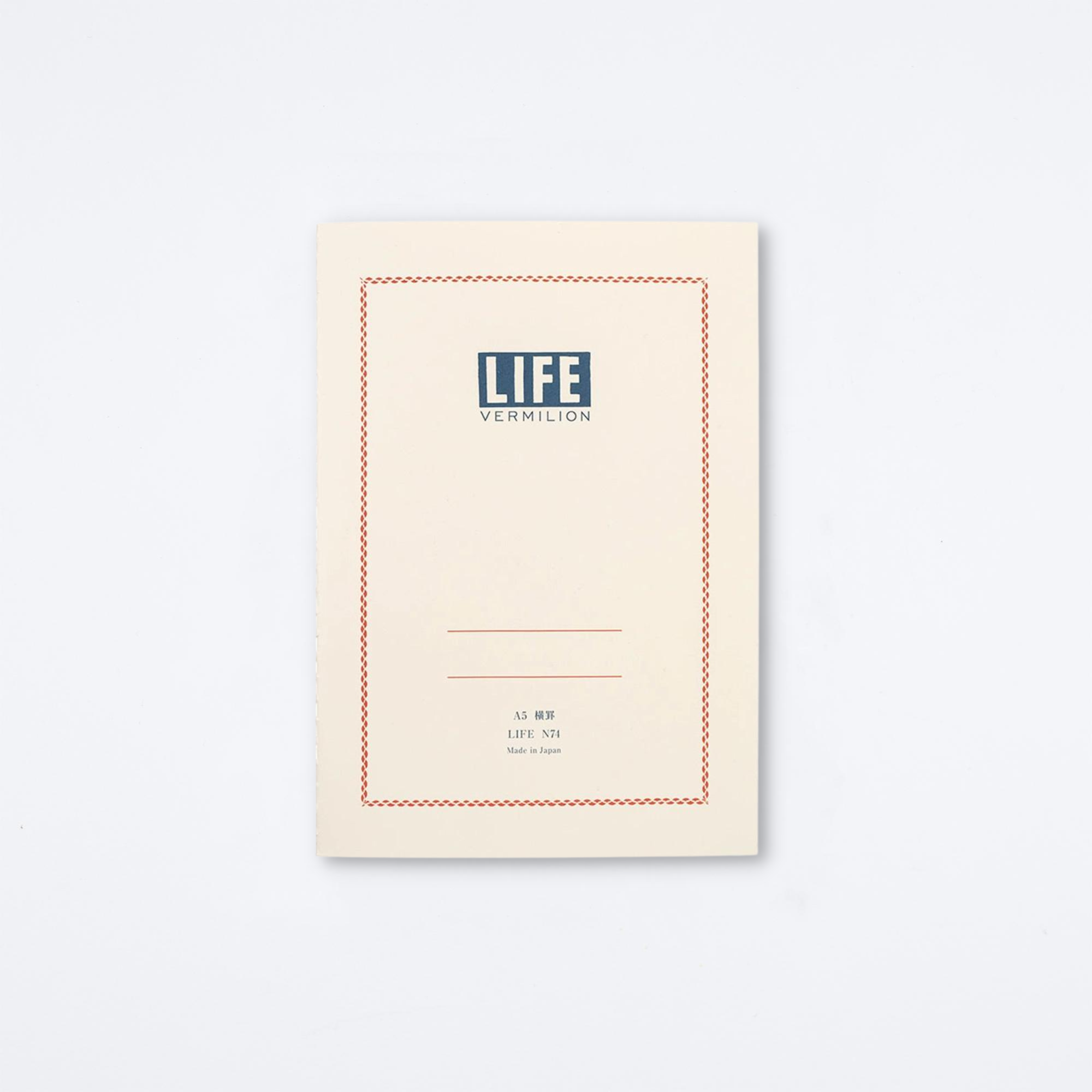 Life Vermilion A5 Notebook