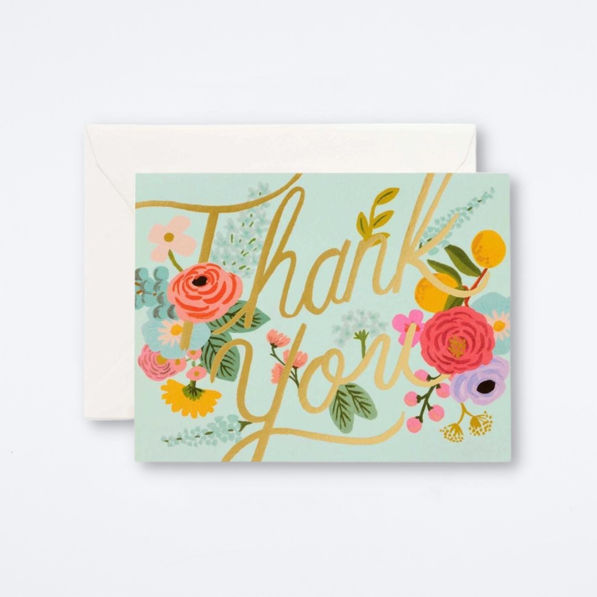 Mint Garden Thank You Card