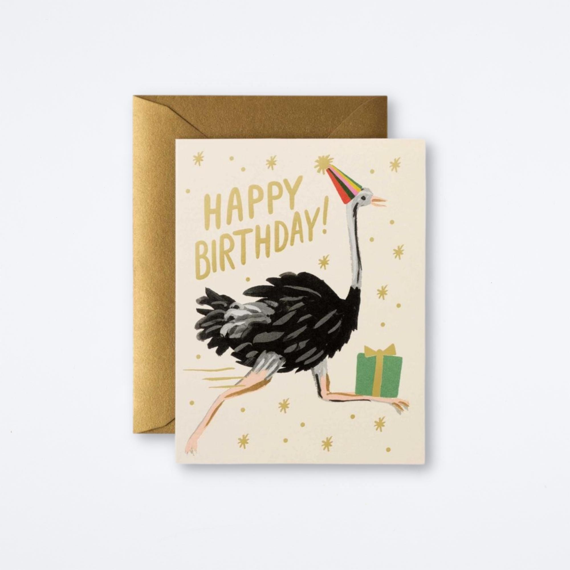 Ostrich Birthday Card