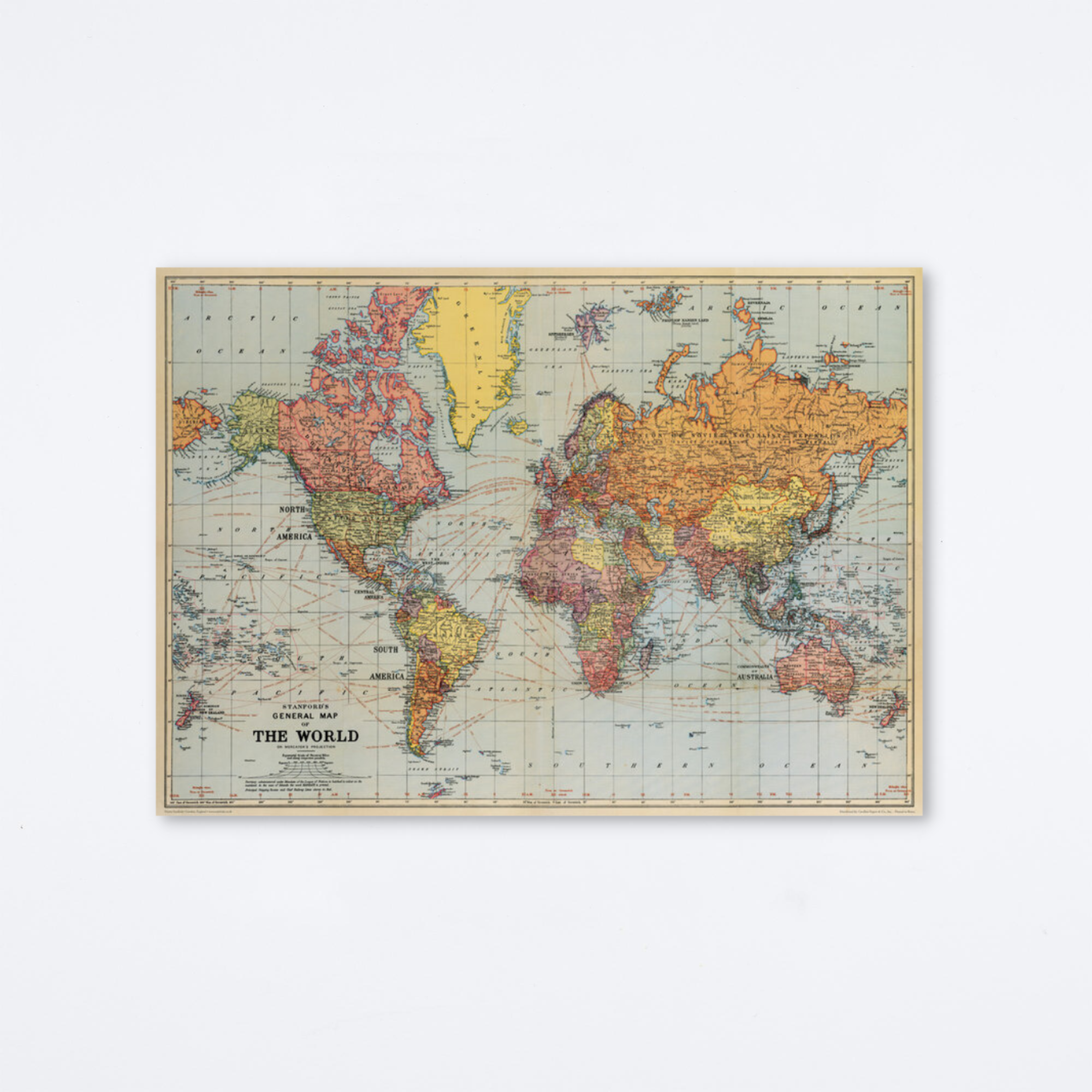 World Map Wrap