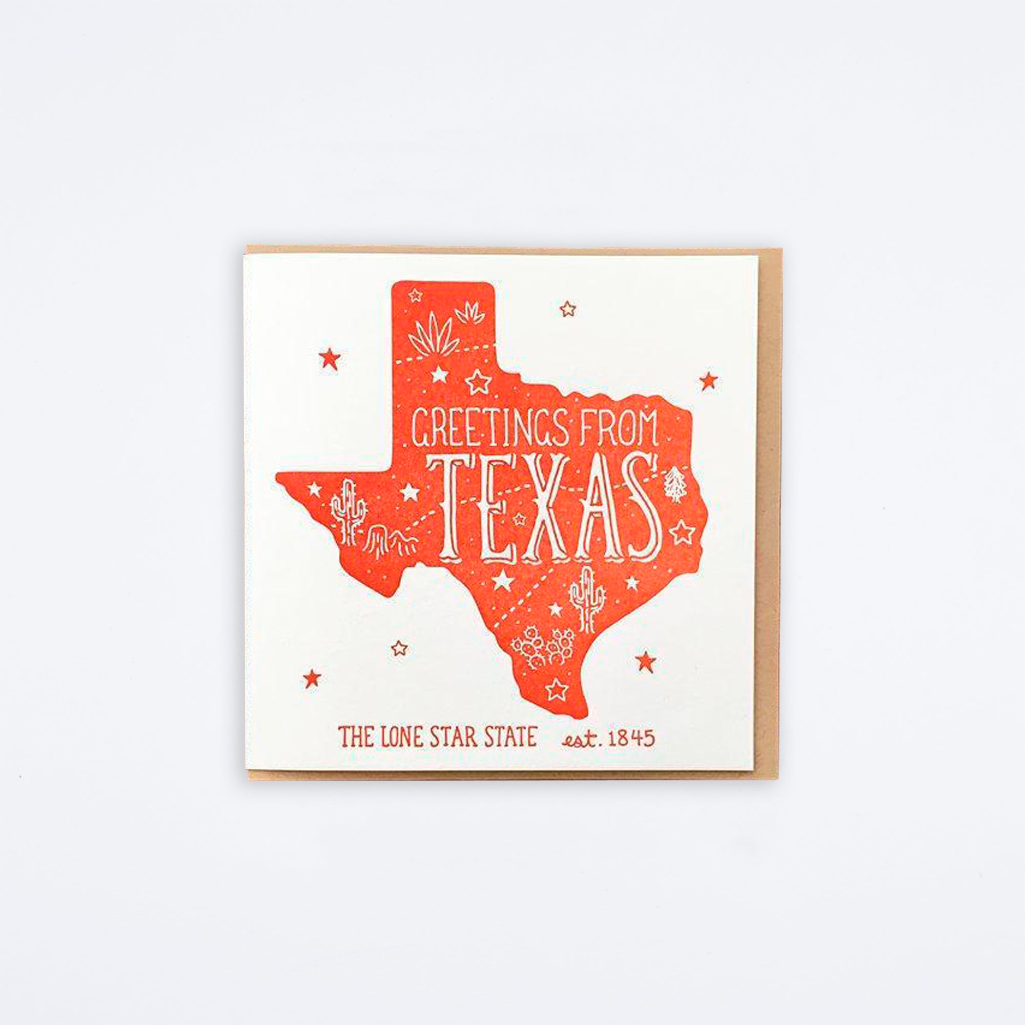 Greetings from Texas Card