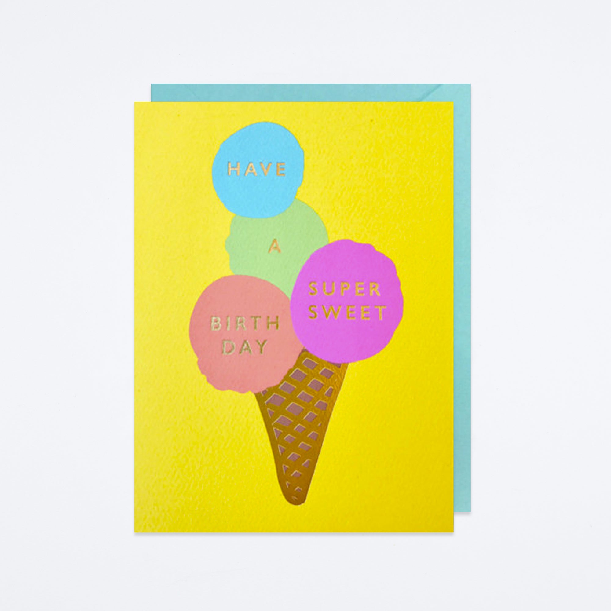 Ice Cream Birthday Card