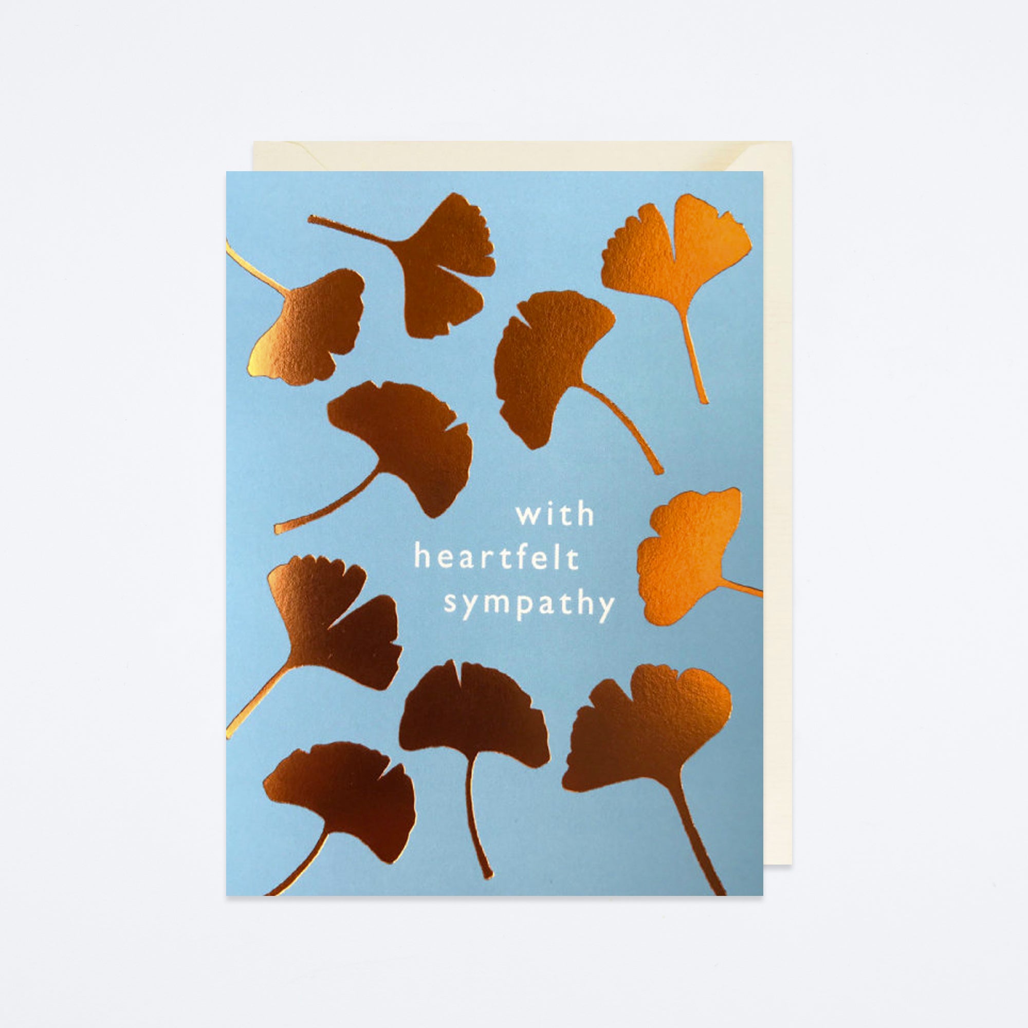 Leaves Sympathy Card