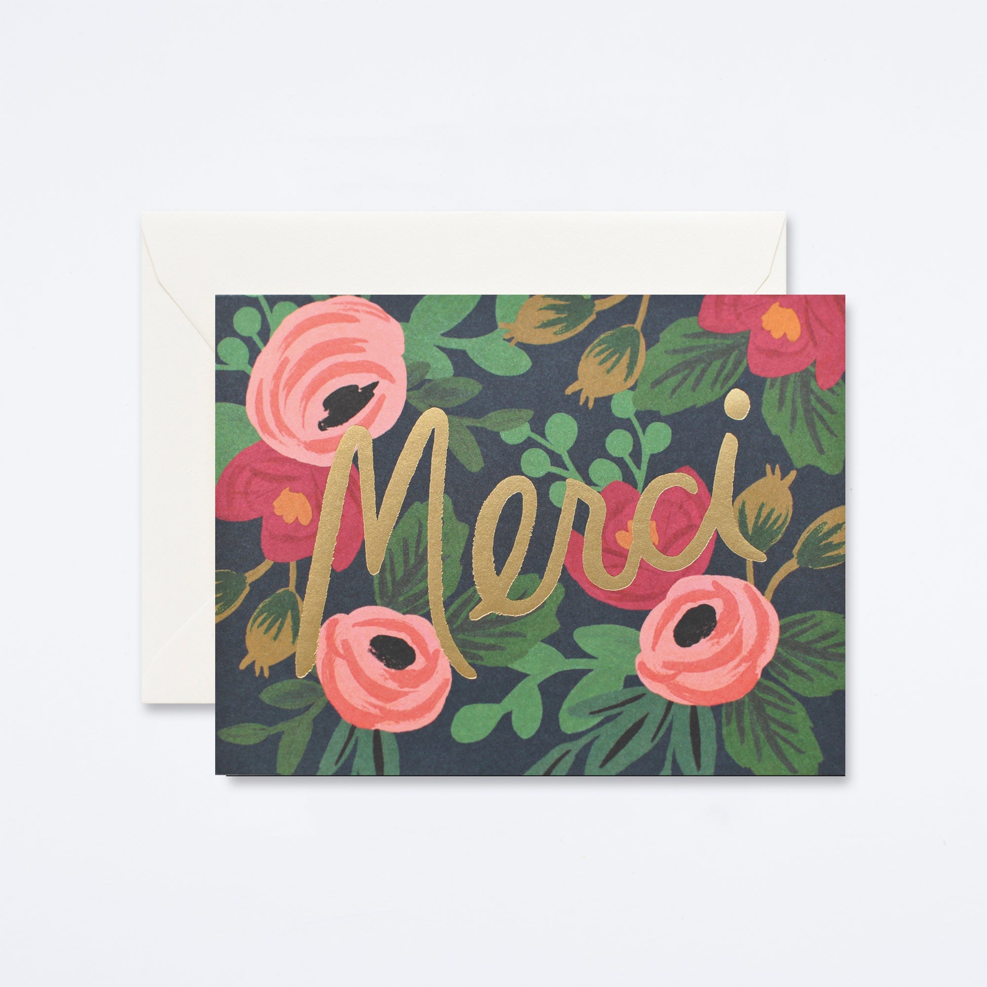 Rosa Merci Thank You Card